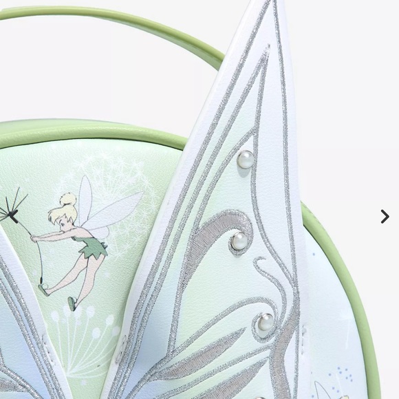 Danielle Nicole Disney Peter Pan Tinker Bell Wings Dangle Mini Backpack - Picture 5 of 10